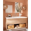 image:imageCia T6222BN 8 in Widespread 2Handle HighArc Bathroom Faucet Trim Kit Valve RequiredBrushed Nickel
