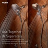 image:imageMoen 26009 Engage Chrome Magnetix 2in1 Combo Rain ShowerheadChrome
