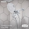 image:imageMoen 26009 Engage Chrome Magnetix 2in1 Combo Rain ShowerheadChrome