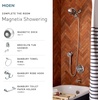 image:imageMoen 26009 Engage Chrome Magnetix 2in1 Combo Rain ShowerheadChrome