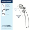 image:imageMoen 26009 Engage Chrome Magnetix 2in1 Combo Rain ShowerheadChrome