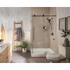 image:imageMoen 26009 Engage Chrome Magnetix 2in1 Combo Rain ShowerheadMatte Black Pack of 2