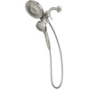 image:imageMoen 26009SRN Engage Magnetix 2in1 Combo Rain Showerhead with Handheld Spray Magnetic Docking System Spot Resist Brushed Nickel 6Spray Settings 25 GPM  Handheld Spray Magnetic Docking System Spot Resist Brushed Nickel 6Spray Settings 25 GPMSpot Resist Brushed Nickel