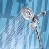 image:imageMoen 82304SRN Engage Magnetix Tub amp Shower Trim Kit Brushed Nickel  Magnetic docking 6 spray settings rainshower combo metal hose valve included brushed nickelChrome