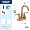 image:imageMoen 84023BZG Ronan Widespread Bath Faucet Bronze GoldBronzed Gold