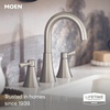 image:imageMoen 84023BZG Ronan Widespread Bath Faucet Bronze GoldBrushed Nickel