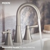 image:imageMoen 84023BZG Ronan Widespread Bath Faucet Bronze GoldBrushed Nickel