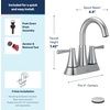image:imageMoen 84023BZG Ronan Widespread Bath Faucet Bronze GoldChrome