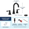 image:imageMoen 84023BZG Ronan Widespread Bath Faucet Bronze GoldMatte Black