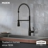 image:imageMoen 87014EWSRS Essie MotionSense Wave Touchless Kitchen FaucetMatte Black