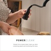 image:imageMoen Adler Matte Black OneHandle High Arc Kitchen Sink Faucet with Power Clean Modern Kitchen Faucet with Pull Down Sprayer 87233BLSpot Resist Stainless