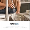 image:imageMoen Adler Matte Black OneHandle High Arc Kitchen Sink Faucet with Power Clean Modern Kitchen Faucet with Pull Down Sprayer 87233BLSpot Resist Stainless