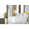 image:imageMoen Align Brushed Nickel OneHandle Modern Bathroom Faucet with Drain Assembly and Optional Deckplate 6190BNChrome