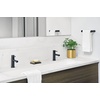 image:imageMoen Align Brushed Nickel OneHandle Modern Bathroom Faucet with Drain Assembly and Optional Deckplate 6190BNMatte Black