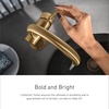 image:imageMoen Align Chrome TwoHandle Modern 8Inch Widespread Bathroom Faucet Trim Kit Valve Required T6193Brushed Gold