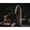 image:imageMoen Align Spot Resist Stainless Pulldown Kitchen Faucet Single Hole Modern Spring Style with PreRinse and Power Boost Pull Down Sprayer Easy Installation 5923SRSSpot Resist Stainless