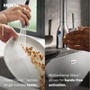 image:imageMoen Align Spot Resist Stainless Pulldown Kitchen Faucet Single Hole Modern Spring Style with PreRinse and Power Boost Pull Down Sprayer Easy Installation 5923SRSChrome