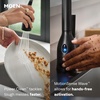 image:imageMoen Align Spot Resist Stainless Pulldown Kitchen Faucet Single Hole Modern Spring Style with PreRinse and Power Boost Pull Down Sprayer Easy Installation 5923SRSMatte Black