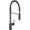 image:imageMoen Align Spot Resist Stainless Pulldown Kitchen Faucet Single Hole Modern Spring Style with PreRinse and Power Boost Pull Down Sprayer Easy Installation 5923SRSBlack Stainless