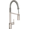 image:imageMoen Align Spot Resist Stainless Pulldown Kitchen Faucet Single Hole Modern Spring Style with PreRinse and Power Boost Pull Down Sprayer Easy Installation 5923SRSSpot Resist Stainless