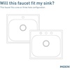 image:imageMoen Arbor Spot Resist Stainless Motionsense Wave Sensor Touchless OneHandle Single Hole Kitchen Sink Faucet 7594EWSRSChrome