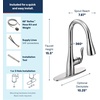 image:imageMoen Arbor Spot Resist Stainless Motionsense Wave Sensor Touchless OneHandle Single Hole Kitchen Sink Faucet 7594EWSRSChrome