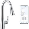 image:imageMoen Arbor Spot Resist Stainless Motionsense Wave Sensor Touchless OneHandle Single Hole Kitchen Sink Faucet 7594EWSRSChrome