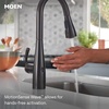 image:imageMoen Arbor Spot Resist Stainless Motionsense Wave Sensor Touchless OneHandle Single Hole Kitchen Sink Faucet 7594EWSRSOil Rubbed Bronze