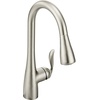 image:imageMoen Arbor Spot Resist Stainless Motionsense Wave Sensor Touchless OneHandle Single Hole Kitchen Sink Faucet 7594EWSRSStainless
