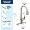 image:imageMoen Arbor Spot Resist Stainless Motionsense Wave Sensor Touchless OneHandle Single Hole Kitchen Sink Faucet 7594EWSRSStainless