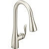 image:imageMoen Arbor Spot Resist Stainless Motionsense Wave Sensor Touchless OneHandle Single Hole Kitchen Sink Faucet 7594EWSRSStainless