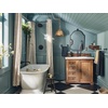 image:imageMoen Belfield Matte Black OneHandle Bathroom Sink Faucet with Drain Assembly and Optional Deckplate 6402BL