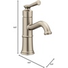 image:imageMoen Belfield Oil Rubbed Bronze OneHandle Bathroom Sink Faucet with Drain Assembly and Optional Deckplate 6402ORBBrushed Nickel