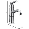image:imageMoen Belfield Oil Rubbed Bronze OneHandle Bathroom Sink Faucet with Drain Assembly and Optional Deckplate 6402ORBChrome