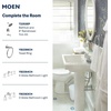 image:imageMoen Brantford Chrome TwoHandle LowArc Traditional Centerset Bathroom Faucet with Drain Assembly 6610Faucet