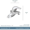 image:imageMoen Chateau Chrome OneHandle LowArc Centerset Bathroom Sink Faucet with Drain Assembly L4621Chrome