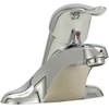 image:imageMoen Chateau Chrome OneHandle LowArc Centerset Bathroom Sink Faucet with Drain Assembly L4621Chrome