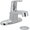 image:imageMoen Chateau Chrome OneHandle LowArc Centerset Bathroom Sink Faucet with Drain Assembly L4621Chrome