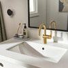 image:imageMoen Cia Brushed Gold Motionsense Wave Touchless Single Handle Bathroom Sink Faucet 6221EWBGBrushed Gold