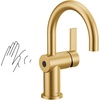 image:imageMoen Cia Brushed Gold Motionsense Wave Touchless Single Handle Bathroom Sink Faucet 6221EWBGBrushed Gold