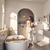 image:imageMoen Cia Brushed Gold Motionsense Wave Touchless Single Handle Bathroom Sink Faucet 6221EWBGBrushed Gold