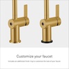 image:imageMoen Cia Brushed Gold Motionsense Wave Touchless Single Handle Bathroom Sink Faucet 6221EWBGBrushed Gold