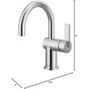 image:imageMoen Cia Brushed Gold Motionsense Wave Touchless Single Handle Bathroom Sink Faucet 6221EWBGChrome