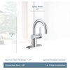 image:imageMoen Cia Brushed Gold Motionsense Wave Touchless Single Handle Bathroom Sink Faucet 6221EWBGChrome