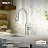 image:imageMoen Conneaut One Handle Pulldown Kitchen Sink Faucet with Reflex Docking and Power Clean Spot Resist Stainless 87801SRSFaucet only