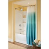 image:imageMoen Conway Spot Resist Brushed Nickel Bathroom Shower Trim Kit with Square Showerhead Handle Tub Spout and PosiTemp Valve Included 82922SRNChrome