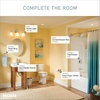 image:imageMoen Conway Spot Resist Brushed Nickel OneHandle Single Hole or Centerset Bathroom Faucet with Drain Assembly WS84923SRNChrome