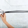 image:imageMoen Curved Tension Shower Curtain Rod 5760 in CSR2172BN  Curved rod design Tension mount installation Adjustable 5760 Brushed nickel finish No drilling requiredChrome
