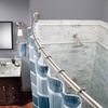 image:imageMoen Curved Tension Shower Curtain Rod 5760 in CSR2172BN  Curved rod design Tension mount installation Adjustable 5760 Brushed nickel finish No drilling requiredBrushed Nickel