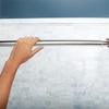 image:imageMoen Curved Tension Shower Curtain Rod 5760 in CSR2172BN  Curved rod design Tension mount installation Adjustable 5760 Brushed nickel finish No drilling requiredChrome